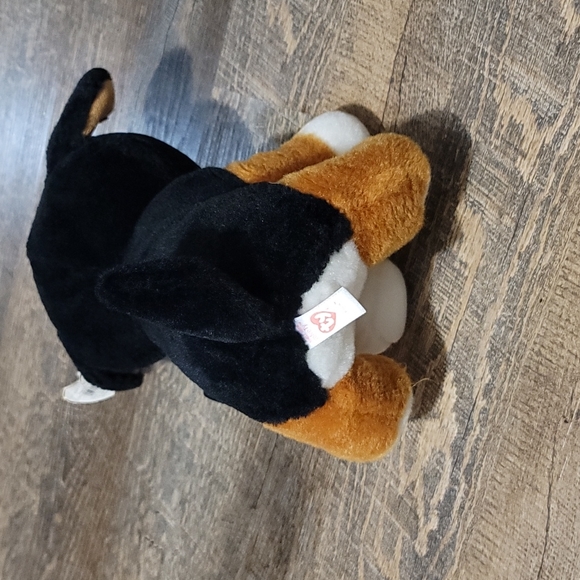 Gently Loved Ty plush dog Roscoe on tag Large 12 inches tall pet-free smoke-free - Picture 4 of 10